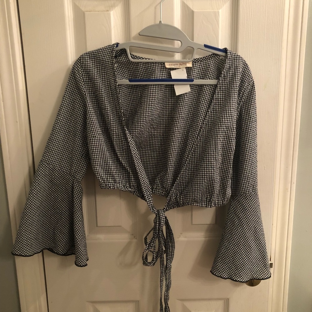 American Threads Crop Top